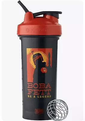 Blender Bottle Book Of Boba Fett Classic 28 Oz. Shaker Mixer Cup W/ Loop Top NWT • $14.99