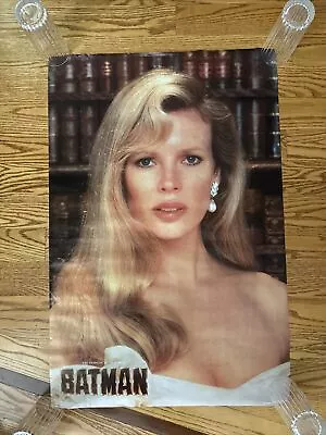 Vintage 1989 Batman Movie Kim Basinger As Vicki Vale Poster 23  X 34  • $15.99