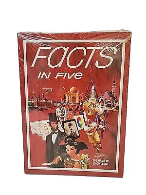FACTS In FIVE Vtg 1967 New SEALED! 3M Bookshelf Games The Game Of Knowledge • $65.05