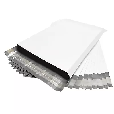 2.5 Mil Poly Mailers Shipping Bags Mailing Envelope Self Sealing 6X9 10X13 15X19 • $14.98