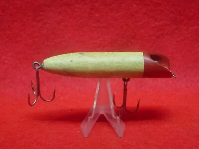 VINTAGE 1940's WOODEN  MAKILURE MUSKIE CRANKBAIT LURE MAKINEN TACKLE CO. RARE • $12