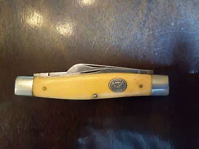 Moore Maker Inc. Matador TX. LG. Stockman 5302 Knife In Very Good Condition • $125