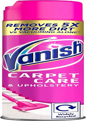 Vanish Carpet Cleaner + Upholstery Gold Power Foam Shampoo Large Area Cleaning • £38.77