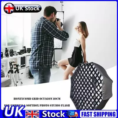 Honeycomb Grid Octagon 80cm/32inch For Umbrella Softbox Photo Studio Flash UK • £8.99