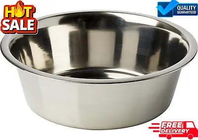 £2.99 • Buy Dog Bowl Of Stainless Steel 11.0 Cm 0.20 L Cat Puppy Pet Food Dish Water Feeding