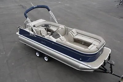 $95999 • Buy New Triple Tube 25  Ft Pontoon Boat With 400 Hp And Trailer