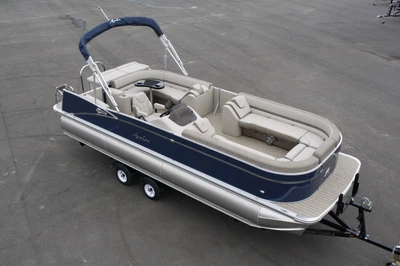 $95999 • Buy New Triple Tube 25  Ft Pontoon Boat With 400 Hp And Trailer