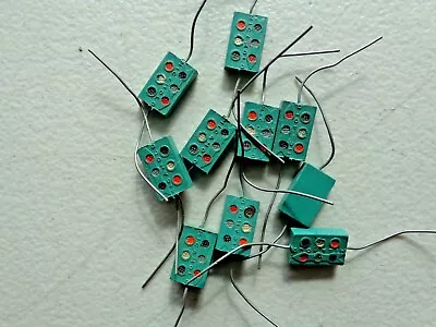  10PCS VINTAGE   MICAMOLD   Silver Mica  Capacitor • $11.24