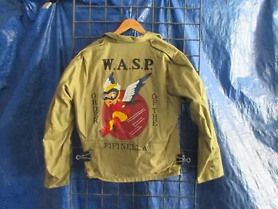 Wwii Disney Wasp Fifinella  M-41 Noseart Flight / Field  Jacket Size Med R • $350