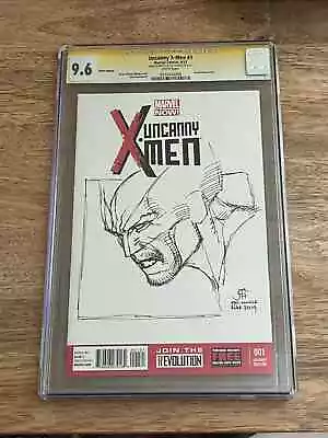 Marvel Now! Uncanny X-Men #1 Variant Edition Cover Sketch Jim Cheung 9.6 • $174.99