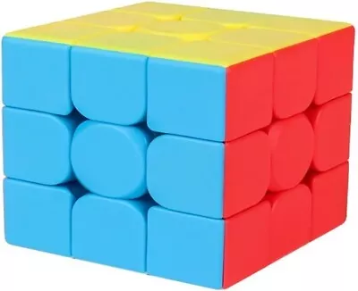 3x3x3 Speed CubeStickerless Magic Cube Smooth Turning Puzzle Box • $3