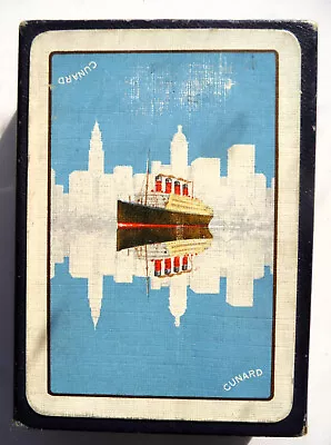 Pack Of Vintage Playing Cards CUNARD LINE AQUITANIA C1920 Shipping Company • £9.99