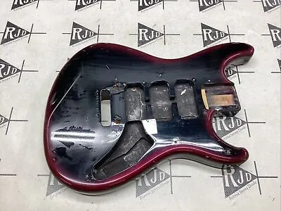 Ibanez Japan Roadstar Electric Guitar Body Black Red Burst • $110