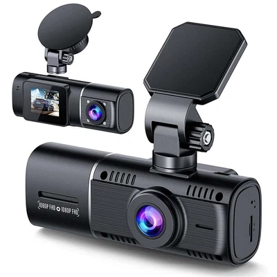 $75.99 • Buy TOGUARD Dual 1080P Dash Cam Front And Inside Car Dash CameraIR Night Vision