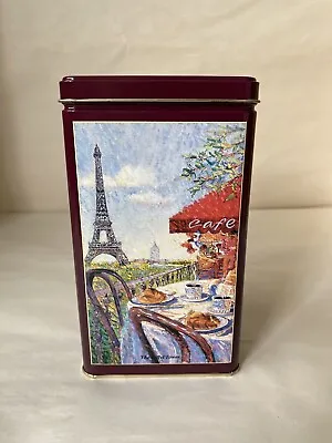 VTG MAXWELL HOUSE FRENCH TOAST COFFEE TIN 7” Ht • French Cafe Art  • $11.87