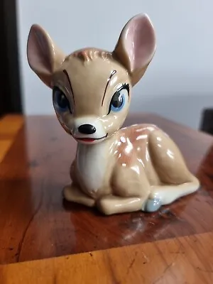 Vintage Wade Disney Blow Up Porcelain Bambi Figurine • £38