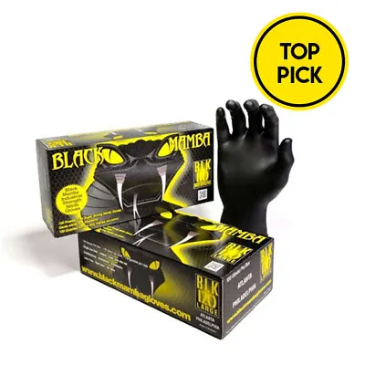 $249 • Buy Black Mamba  Nitrile Gloves, LARGE / Extra Large ( 10 BOXES Of 100) 