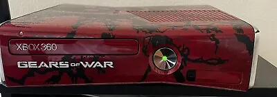$195 • Buy Xbox 360 Gears Of War 3 Limited Edition 320GB Red & Black Console (w/NCAA 14)