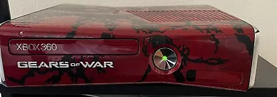 Xbox 360 Gears Of War 3 Limited Edition 320GB Red & Black Console (w/NCAA 14) • $195