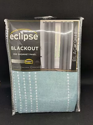 Eclipse Blackout One Grommet Panel 40 In X 95 In Ronneby Spa Curtain • $9.23