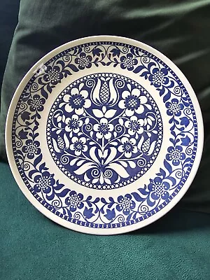 Vintage Myott Provence Blue White Dinner Plate • £4.99