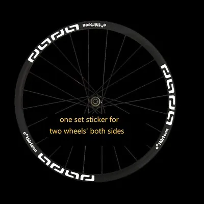 Wheel Sticker Set For E.Thirteen E13 Mountain Bike Bicycle Rim MTB Cycling Decal • $14.99