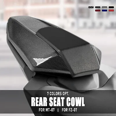 $65.99 • Buy Pillion Rear Solo Seat Cover Cowl For Yamaha MT07 FZ07 2013 2014 2015 2016 2017