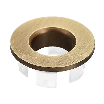 25.3mm Sink Trim Overflow Cover Ring Round Hole Insert In Caps Bronze • £4.32