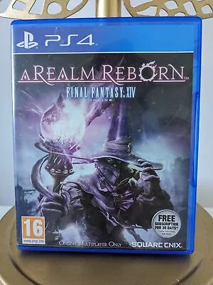 A Realm Reborn Final Fantasy XIV PlayStation 4 PS4 PAL Mint Disc FREE POST • $19.99