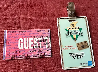 Guinness Fleadh Festival Ticket & VIP Pass Van Morrison Wilco Natalie Merchant • $11.49