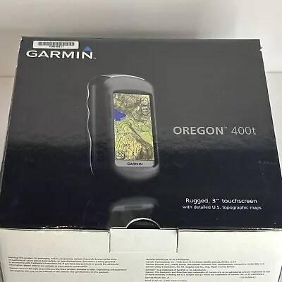 Garmin Oregon 400t Handheld GPS W/Usb & Car Charger/Holders/Clips/Manual/Dvds/SD • $89.99