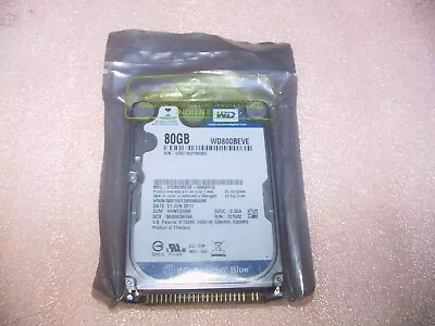 Western Digital Scorpio Blue 80GB 5400RPM 2.5  IDE HDD - WD800BEVE • $28