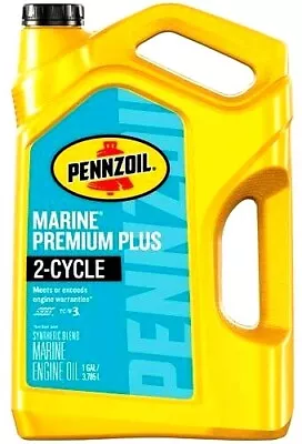 Pennzoil Marine Premium Plus Outboard 2 Stroke Engine Oil 1 Gallon  • $36.97