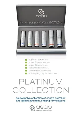ASAP Platinum Collection Pack RADIANCE C B & A Serum Night Cream  Ultimate Hyd • $209.90