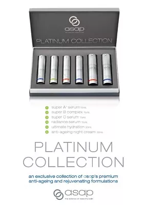 ASAP Platinum Collection Pack RADIANCE C B & A Serum Night Cream  Ultimate Hyd • $209.90