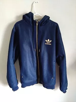 Adidas Denim Hooded Jacket • £65