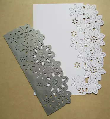 Daisy Shaped Edge / Border Metal Die Cutter / Wedding Stationery • £4.25