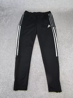 Adidas Track Pants Mens Small Primegreen Black Breathable Ankle Zip Training • $24.99