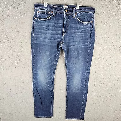 JCrew Slim Fit Jeans Kurabo Japanese Fabric Denim Mens 35x32 Style J5025 • $24.99
