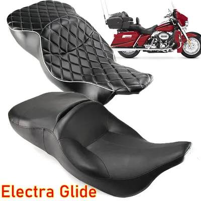 $196.68 • Buy Low-Pro Seat Driver Passenger For Harley Touring Electra Glide Classic EFI FLHTC