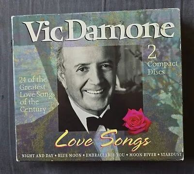 Spotlight On Vic Damone Love Songs CD 2 Disc Set 24 Greatest Love Songs • $10.99