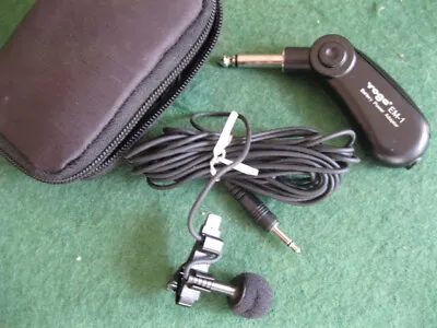 Omnidirectional Tie/Lapel Mini Microphone W/ Preamp 1/4  Jack Connect Amp/Mixer • £18