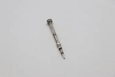 Antique Sterling Silver Pencil Seal End • £42