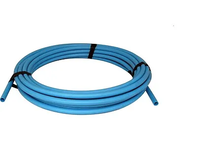 MDPE Blue Water Pipe 20mm 25mm & 32mm Choice Of Sizes & Length Supplied Coiled • £5.35