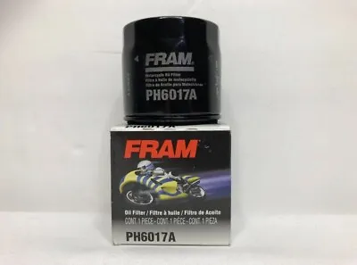 FRAM PH6017A Motorcycle ATV UTV Replacement Full-Flow Spin-On Oil Filter NEW • $5.99