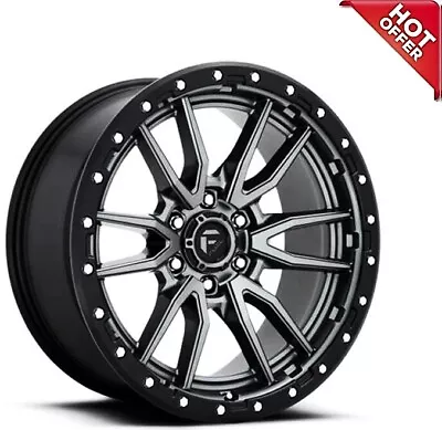 20x9  Fuel Wheels D680 Rebel Anthracite Center W Black Lip Off Road(S4) • $1704