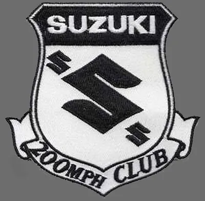 $7.95 • Buy Suzuki 200mph Club Emroidered Biker Patch 