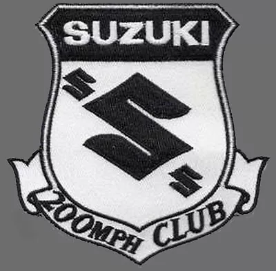 Suzuki 200mph Club Emroidered Biker Patch  • $7.95