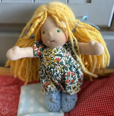 Bamboletta Doll Little Buddy Yellow Hair Waldorf Doll New Condition • £59.99