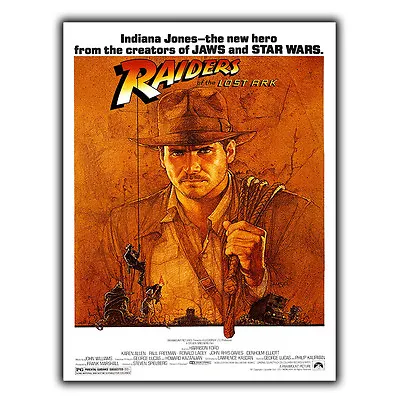 Raiders Of The Lost Ark Steven Spielberg METAL SIGN WALL PLAQUE Poster Print • £4.45